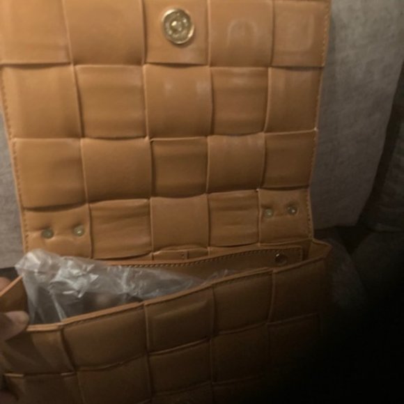 Grey Label Tan Vegan Leather Chain Bag - Picture 5 of 9